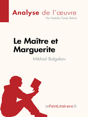cover image of Le Maître et Marguerite de Mikhail Bulgakov (Analyse de l'œuvre)